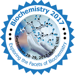 Conference Series invites all the participants from all over the world to attend the 2nd   International Conference on Biochemistry during September 28-29, 2017 at Dubai, UAE which includes prompt keynote presentations, Oral talks, Poster presentations and Exhibitions. Biochemistry is a multidisciplinary field with research interests covering all aspects of modern molecular and cellular biochemistry. Biochemistry is often considered as a tool to investigate and to study molecular biology. It deals with the structure, function and interactions amongst biological macromolecules.